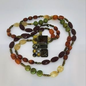 Premier Designs Fall Color Pendant and Necklace Pairing